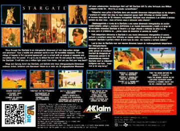 Stargate (Europe) (En,Fr,De) box cover back